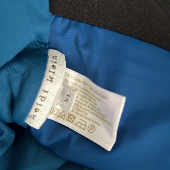 Blue Heidi Klein swimsuit - Picture 2 of 2